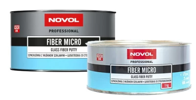 Шпатлевка со стекловолокном Novol Fiber Micro